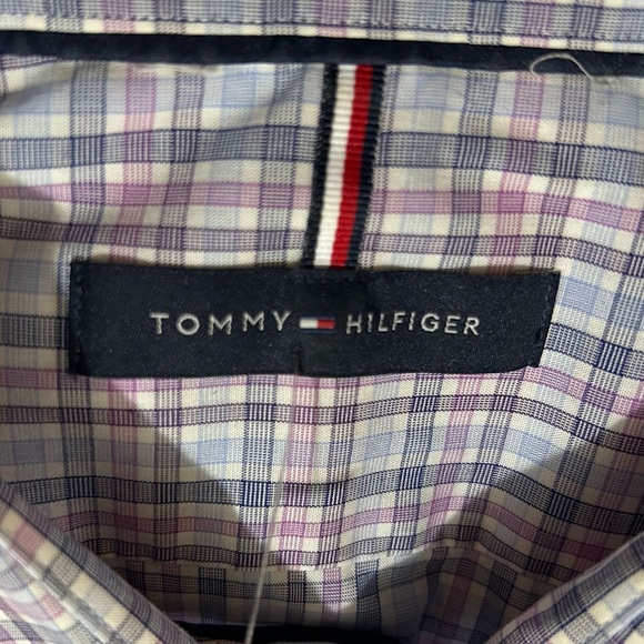 Tommy Hilfiger Men's Blue Checkered Shirt - Picture 4 of 11